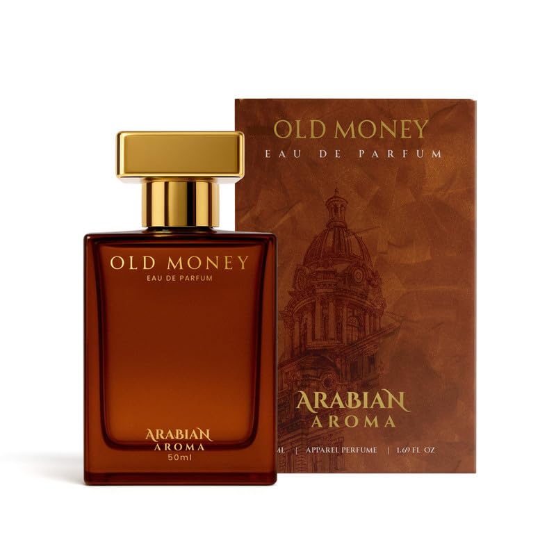 Arabian Aroma Old Money Eau de Parfum – Long Lasting Perfume for Man – Mens Perfumes Long Lasting – 50ml