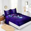 Four-Piece Mattress Digital Printing Mattress Protective Cover Bedding Skull Kit