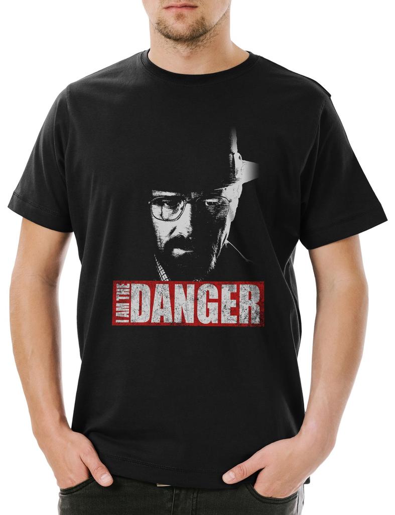 Walter White I Am The Danger Men's T-Shirt Mens Womens Tees Top Breaking Cook TV Bad Crystal