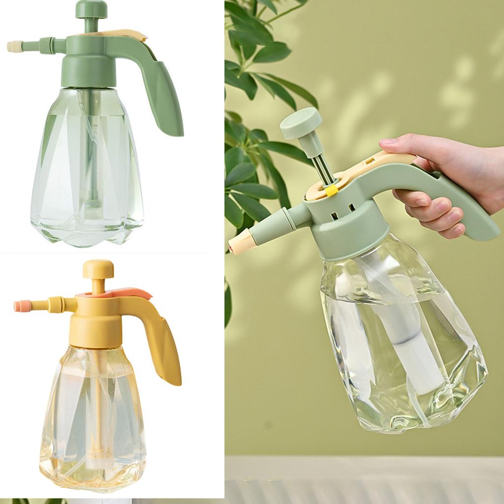 1.5L Transparent Pressure Spray Bottle for Plants Adjustable Nozzle PP Material Indoor Garden Watering Sprayer Portable