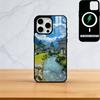 Великолепные Швейцарские Пейзажи Чехол для Телефона Для iPhone17,16,15,14,13,12,11 Plus,Pro Магнитный Для Magsafe Беспроводной Зарядки