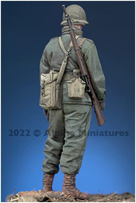 Alpine Miniature Зимняя пехота армии США времен Второй мировой войны, набор из смолы AM35304 1/35