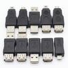 10Pcs OTG 5pin F/M Mini Changer Adapter Converter USB Male To Female Micro USB Adapter USB Gadgets