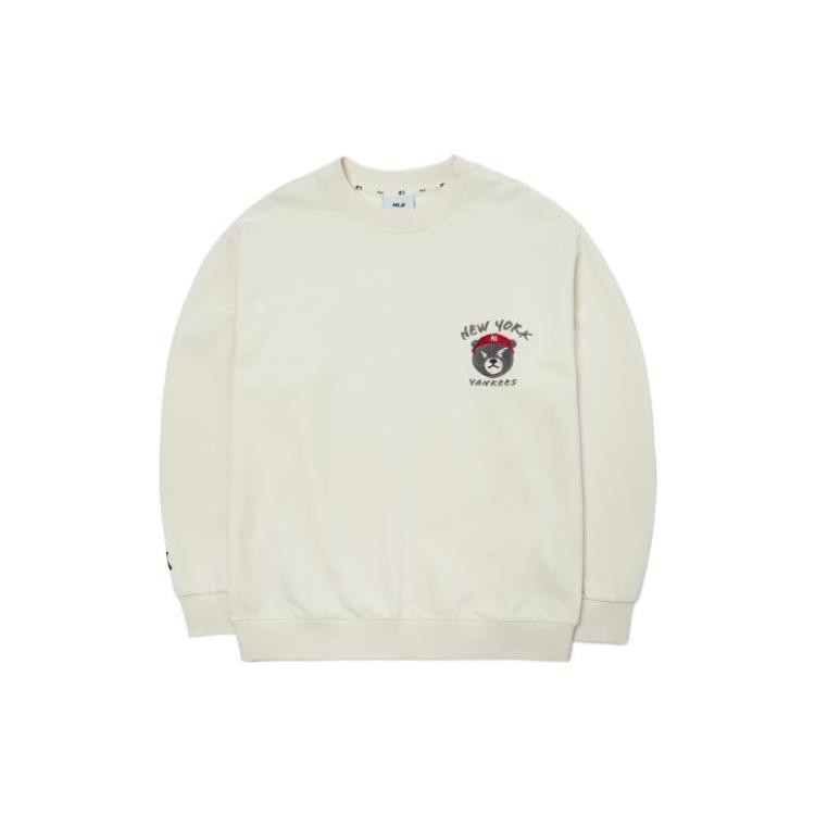 MLB Mega Bear FW22 Sweatshirt Unisex Ecru 3AMTE0124-50CRS
