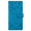 For iPhone 17 Pro Max Leather Case Imprinted Floral Pattern Wallet Stand Flip Phone Cover