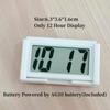 Mini Portable Desk Clock Date 12H Time Display AG10 Battery Powered Electronic Table LCD Clock for Travel Car Bedroom Home Decor