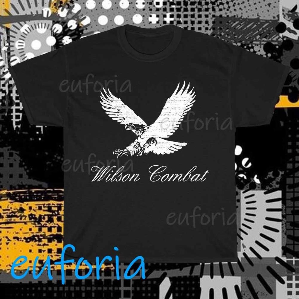 Футболка с логотипом Wilson Combat, смешная, размеры от S до 5XL