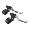 1 Pair Aluminium Alloy MTB Road Bike Handle Hand Brake Lever Caliper Gear Levers Universal
