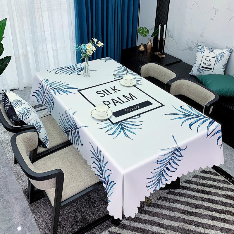 Скатерть в минималистском стиле, художественная водонепроницаемая маслостойкая моющаяся скатерть для стола, бытовой журнальный столик, прямоугольная скатерть