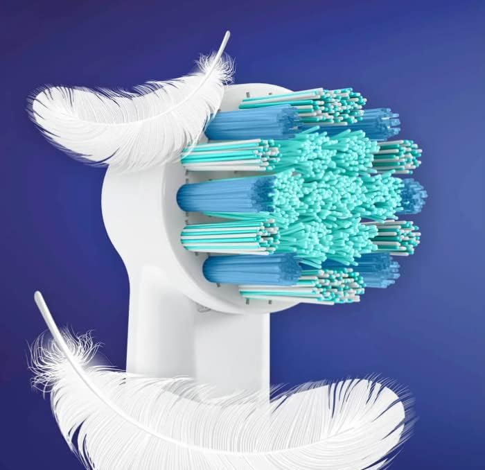Braun Мягкие сменные насадки для зубной щетки с дизайном Frozen Набор из 4 штук Oral-B Kids, (EB10S-4), [Использовал]