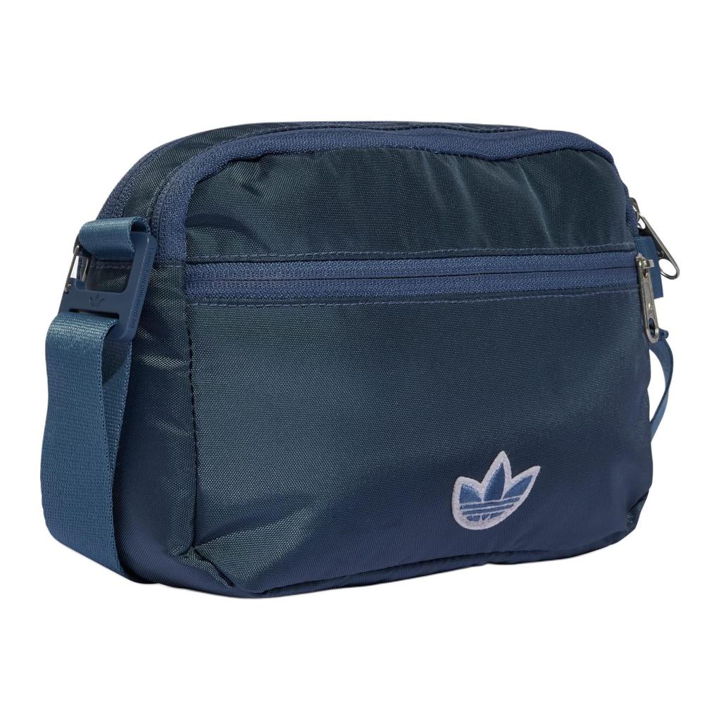 New Adidas Originals Premium Essentials Polyester Shoulder Bag, Crossbody Bag Small Unisex Ink Blue IS4600