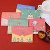 6Pc Christmas Greeting Card Mini Christmas Blessing Greeting Cards Envelope New Year Postcard Gift Card Xmas Party ChristmasCard