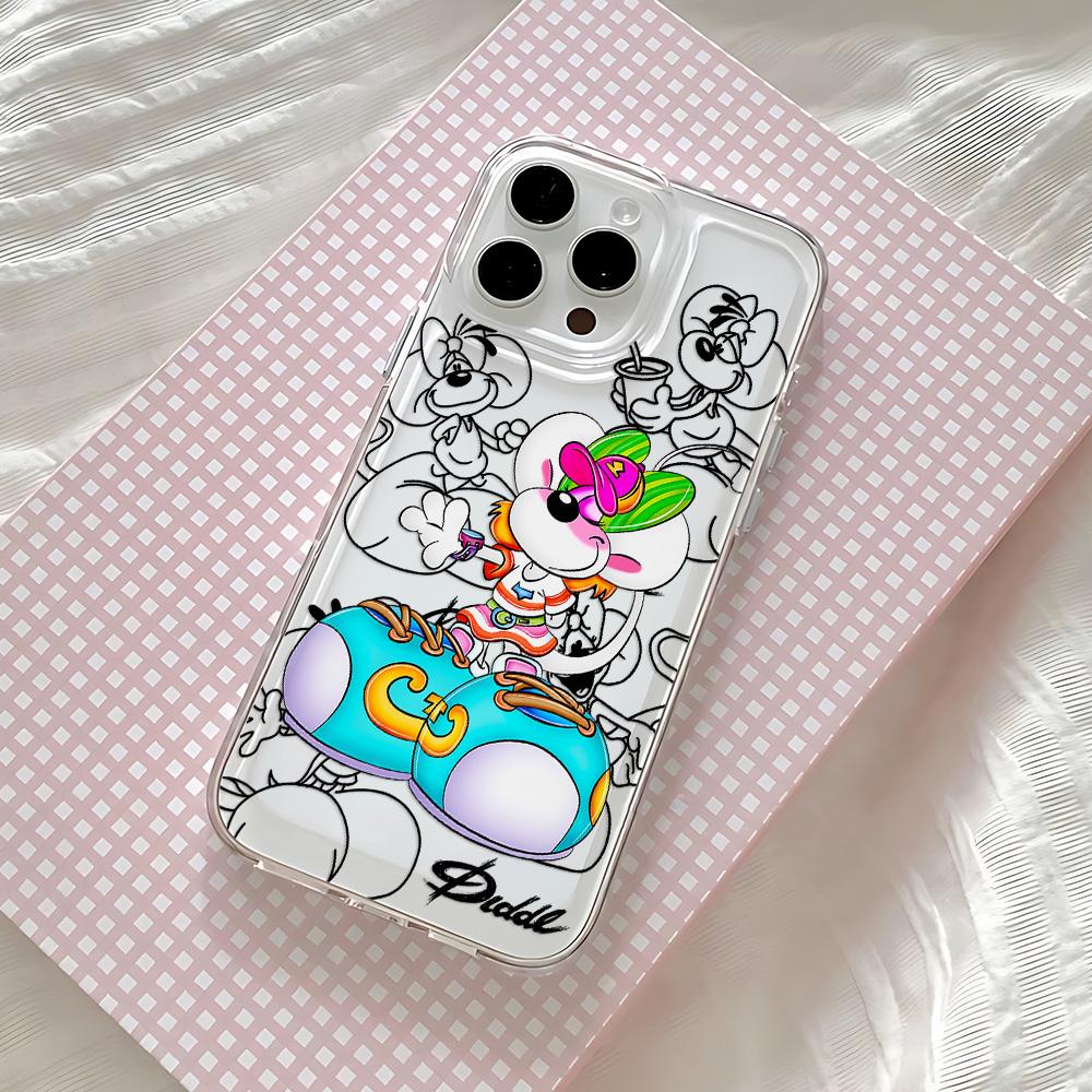 Мультяшный чехол для телефона Diddls Mouses для Samsung Galaxy S26 S25 S24 S23 S22 S21 S20 FE Note20 Note10 Edge Plus Ultra Lite 5G