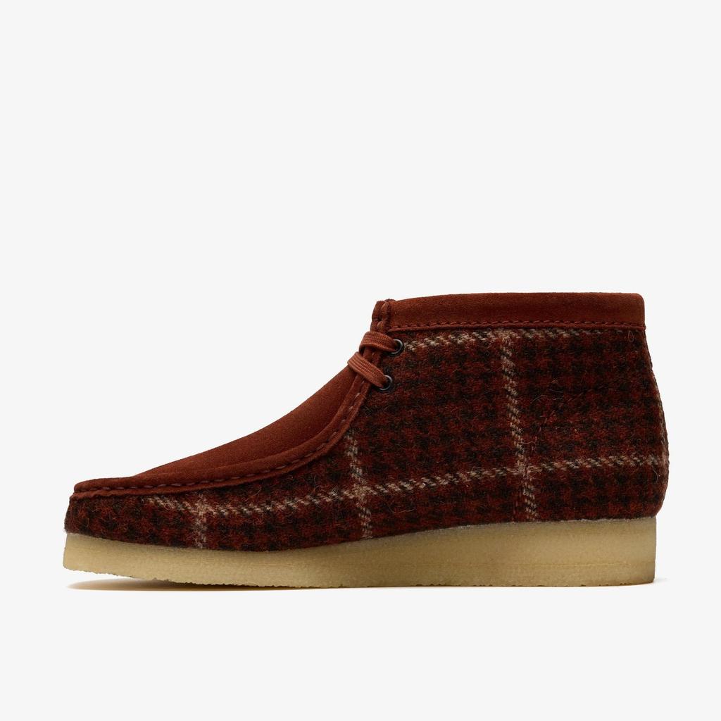 26182793 Harris Tweed A Clarks Wallabee Boot Ржаво-твидовая комбинация ( Мужской )
