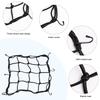 Motorcycle Bungee Net Stretchable Cargo Holder Black Latex Rope