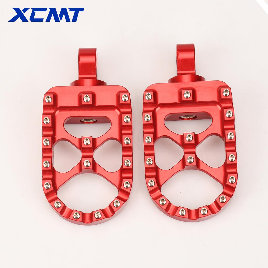 For Harley Sportster XL 883 1200 Dyna Street Bob Bobber Custom Wide MX Foot Pegs Motorcycle 360° Roating Footpegs Accessories