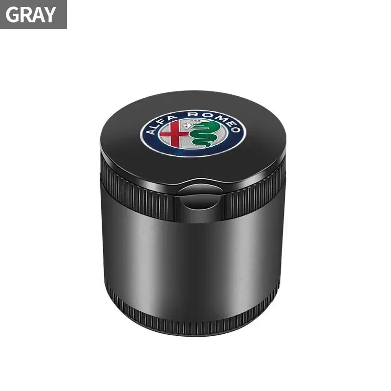 Car Cigarette Ashtray Cup Holder Cigar Ash Tray Container For Alfa Romeo Giulia Stelvio Giulietta 156 159 147 Mito Tonale GT yu52