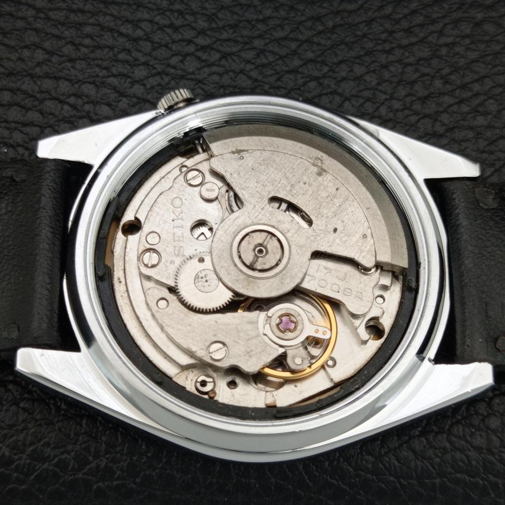 АВТОМАТИЧЕСКИЕ ВИНТАЖНЫЕ ВОССТАНОВЛЕННЫЕ МУЖСКИЕ ЧАСЫ SEIKO 5 ЯПОНИЯ ЧЕРНЫЙ ЦИФЕРБЛАТ a445511-1