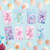 8pcs New Mermaid Theme Pocket Notebooks Stationery Tearable Coil Booklet Portable Mini Notepads