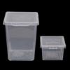 New 1pcs Plastic Feeding Acrylic Box Insect Spider Habitat Feeding Box Case Scare Toy Box Container Tank Transport Hatching Tank