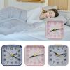 Simple Battery Operated No Tick Bedside Clocks Number Clock Home Decor Alarm Clock