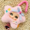 Cartoon Design Lucky Star Plush Keyring Big Eyes Doll Stuffed Plush Toy  Children