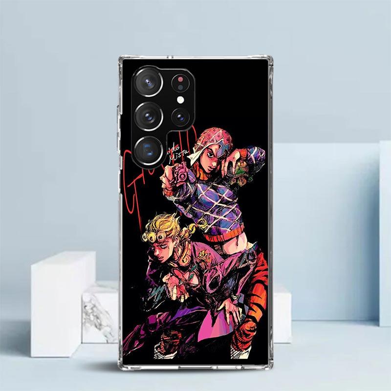 Чехол для телефона JoJo's Bizarre Adventure Golden Wind Для Samsung Galaxy S24 S25 Edge S26 Ultra S22 S23 Plus S21 + S20 FE Мягкий ТПУ Задняя панель