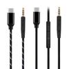 Durable Cable for 700 QC25 QC35 QC45 AE2 Headphone Cord Nylon/TPE Wire Improve Your Listen Experience Hifi Sound Cord