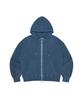 Худи на молнии S'Est Pigment Washed - Синий