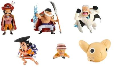 One Piece World Collectible Figure WT100 Commemoration Новые иллюстрации Эйитиро Оды 100 великих пиратских сцен 10 Полный набор из 6 Банпресто