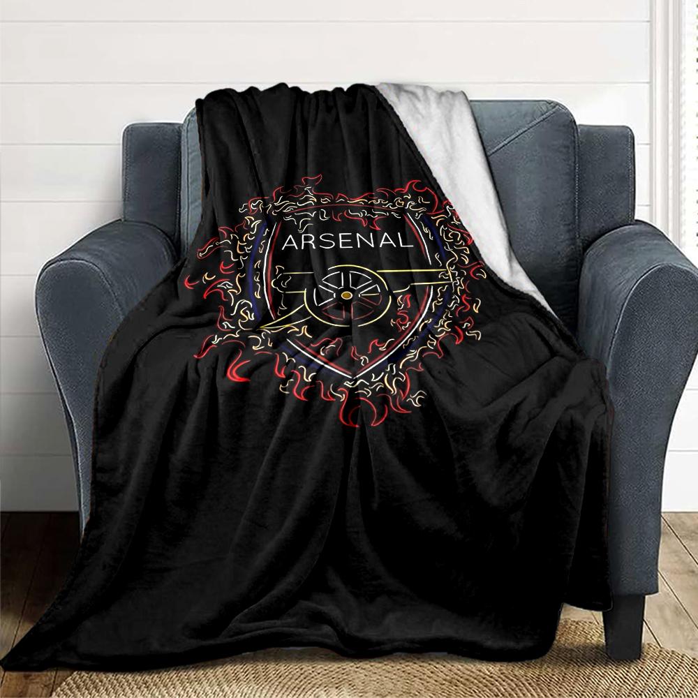 Arsenal Players Celebration Blankets Flannel Printed Breathable Warm Throw Blanket for Home Office Bedspreads 0708a30