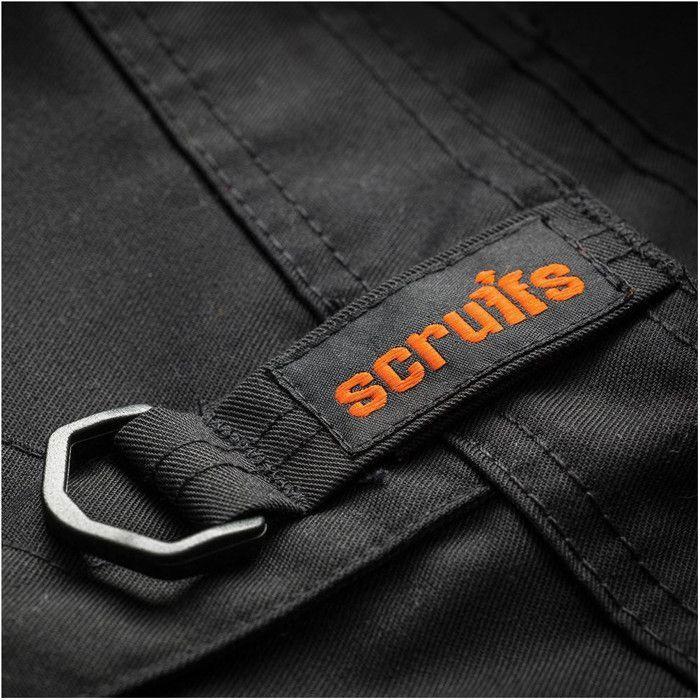 Pantalon De Travail - Scruffs - Worker - Noir - Tissu Léger - Poches Renforcées