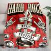 1PC Musical elements printed blanket, all season lightweight home office outdoor nap multifunctional blanket A9