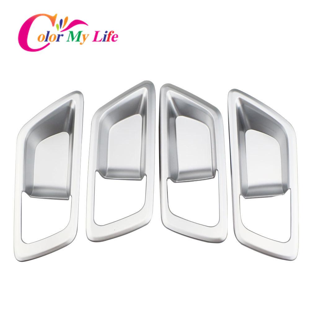Color My Life 4 шт./компл. внутренняя крышка дверной чаши внутренняя отделка дверных чаш наклейка для Toyota C-HR CHR 2016 - 2022 детали