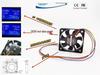 Pengda Lantu 5010 5 см DC-вентилятор охлаждения с двойным шарикоподшипником, PWM, с температурным контролем для видеокарты (24В/5В/12В)
