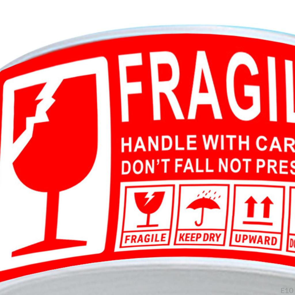 Хрупкие наклейки для транспортировки и перемещения, «Осторожно обращаться», предупреждающие этикетки,