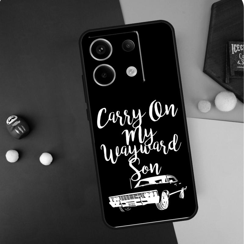 Сверхъестественное CARRY ON WAYWARD SONS Чехол Для Xiaomi Redmi Note 14 13 12 11 10 9 15 Pro Plus Redmi 15 14C 13C 10C 12C 15C Funda