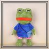 Comfortably Cuddly Sad Frog Plush Toy Stuffed Animal Doll