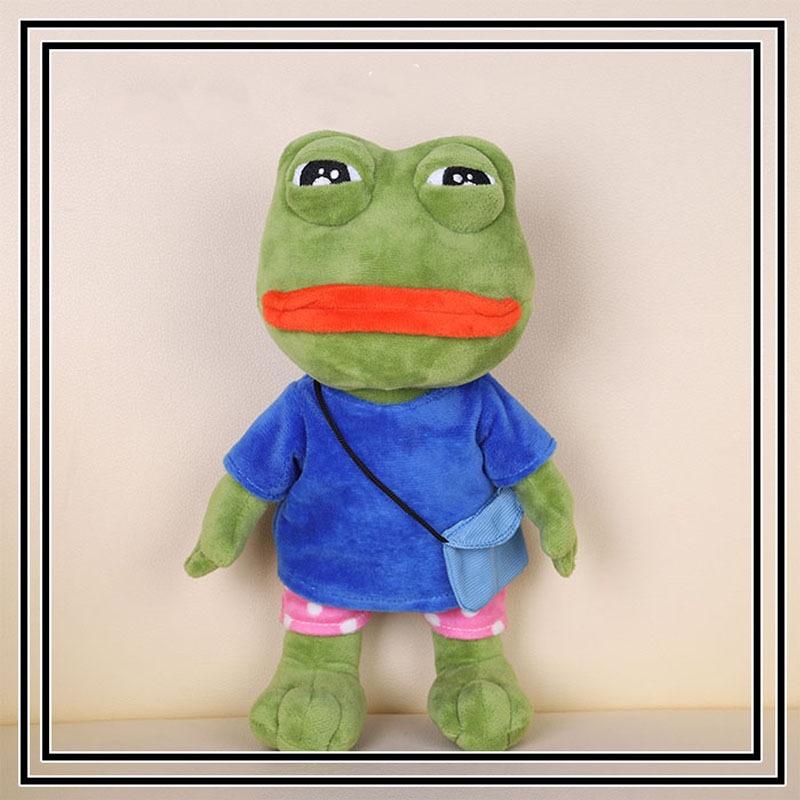Comfortably Cuddly Sad Frog Plush Toy Stuffed Animal Doll