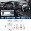 Защитная пленка TPU с покрытием для Chery Tiggo 7 Pro 2020-2024, Защита от царапин для экрана навигации и рычага переключения передач