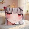 Sakamata Chloe Cute GAME Cushion Cover Silky Short Plush Invisible Zipper Dustproof Sofa Pillow Case For Home Decor