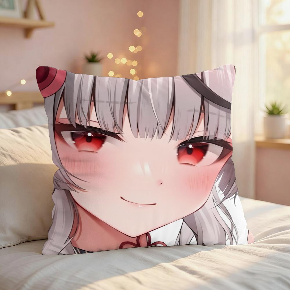 Sakamata Chloe Cute GAME Cushion Cover Silky Short Plush Invisible Zipper Dustproof Sofa Pillow Case For Home Decor