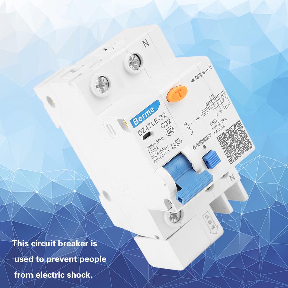 DZ47LE-32 1P+N C32 Автоматический выключатель остаточного тока 30 мА 230 В