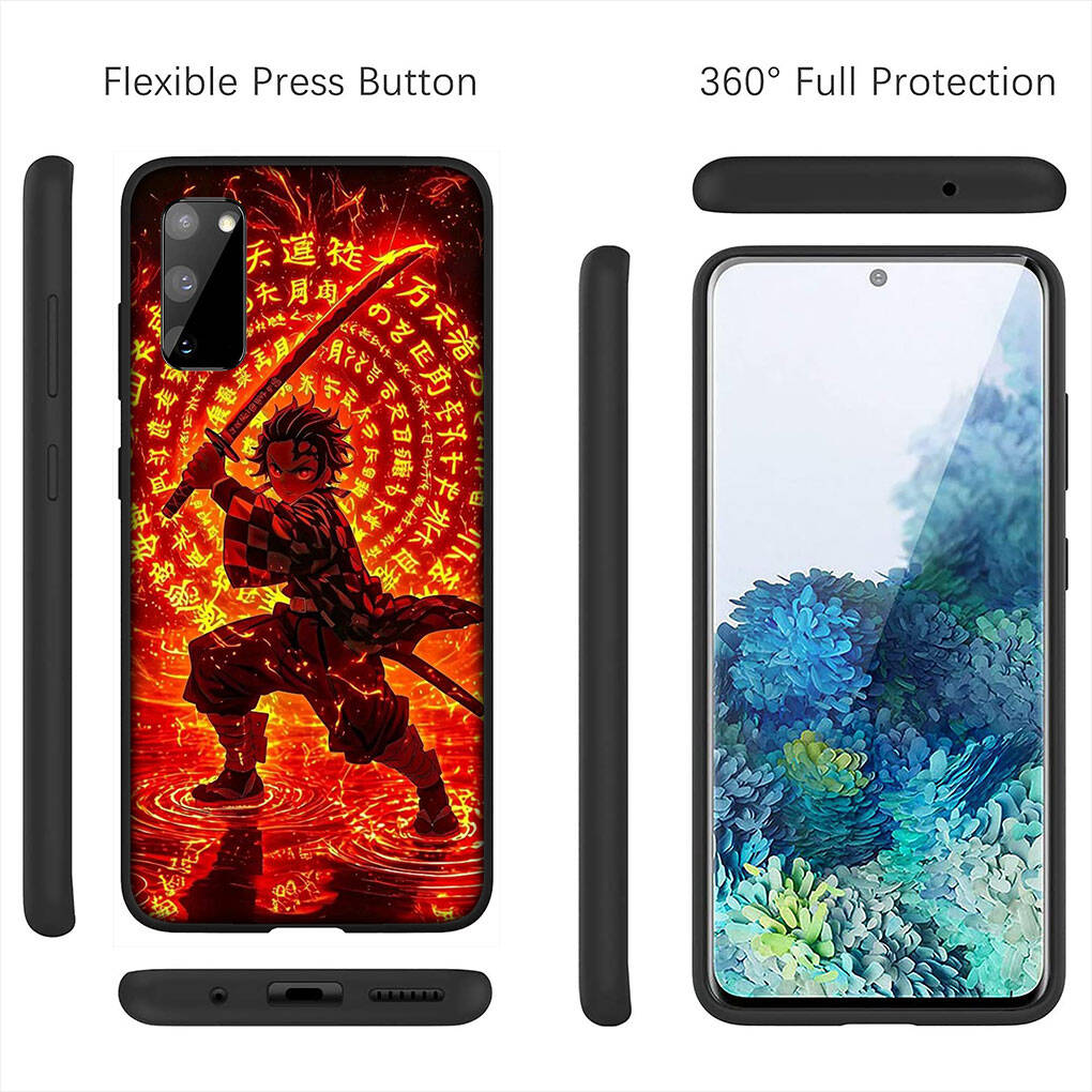 Для Motorola Moto Edge 70 60 50 G54 G86 Samsung Galaxy S25 iPhone 17 16 15 Redmi Note 14 13 Pro Max Чехол для телефона Клинок рассекающий демонов Агацума Дзэницу Тандзиро