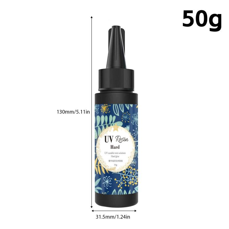 UV Resin Clear,Hard,Upgraded Crystal Clear Epoxy Resin Up Premixed UV Cure Resin for Craft Jewelry MakingJewelry Making Tools