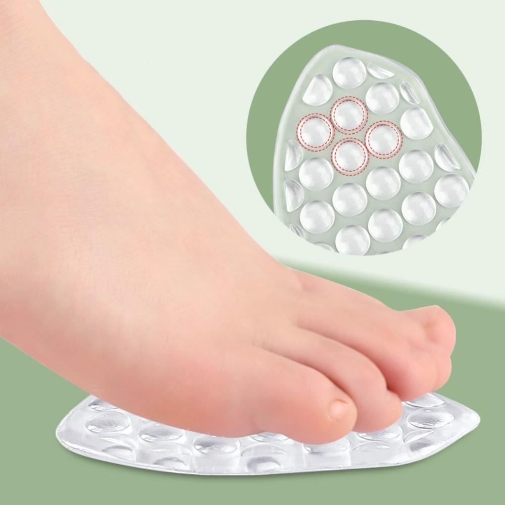 1 пара силиконовых массажных стелек для обуви, облегчающих боль в ногах, стельки-подушечки для ног, стельки для обуви на высоком каблуке