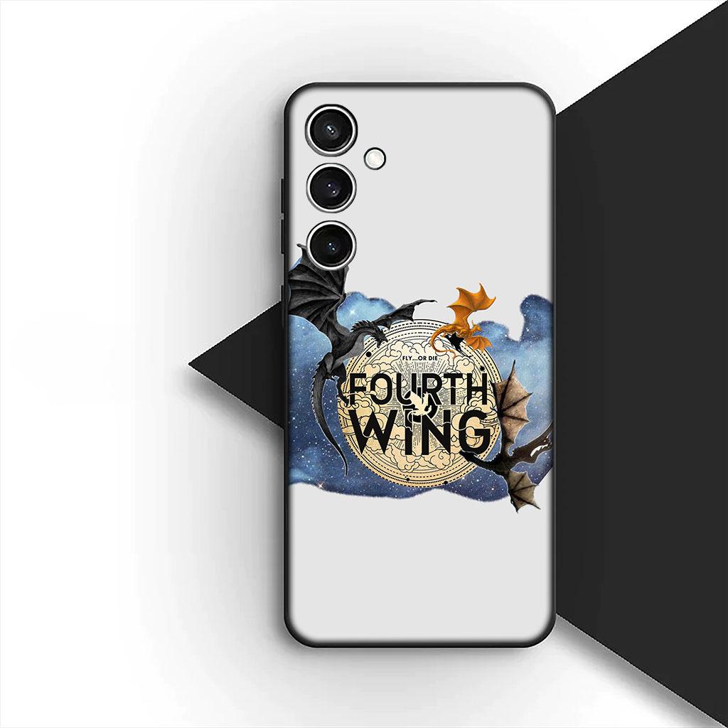 Чехол для телефона для Xiaomi Poco C75 C65 C71 C85 X7 X6 M7 F7 F8 Ultra F6 Pro Мягкий силиконовый чехол Книги Четвертые Крылья