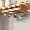 Kitchen Storage Rack Under Cabinet Storage Rack Chopping Board Organizer Perforation Free Stainless Steel Pot Cover Versatile
