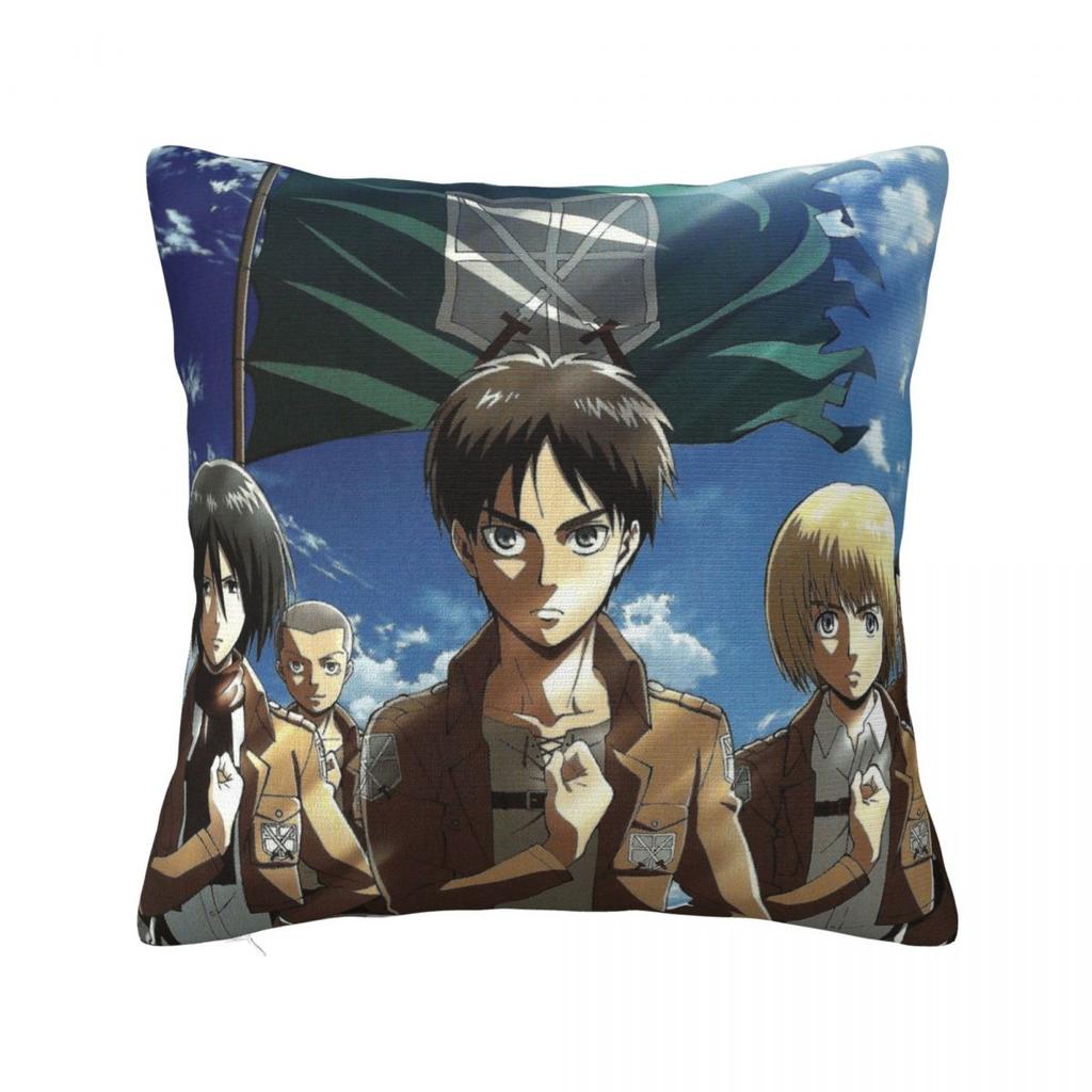 Captain Levi Best Anime Pillow Cases Shingeki no Kyojin Attack on Titan Cushion Covers Throw Pillow Case Cover for Home x
