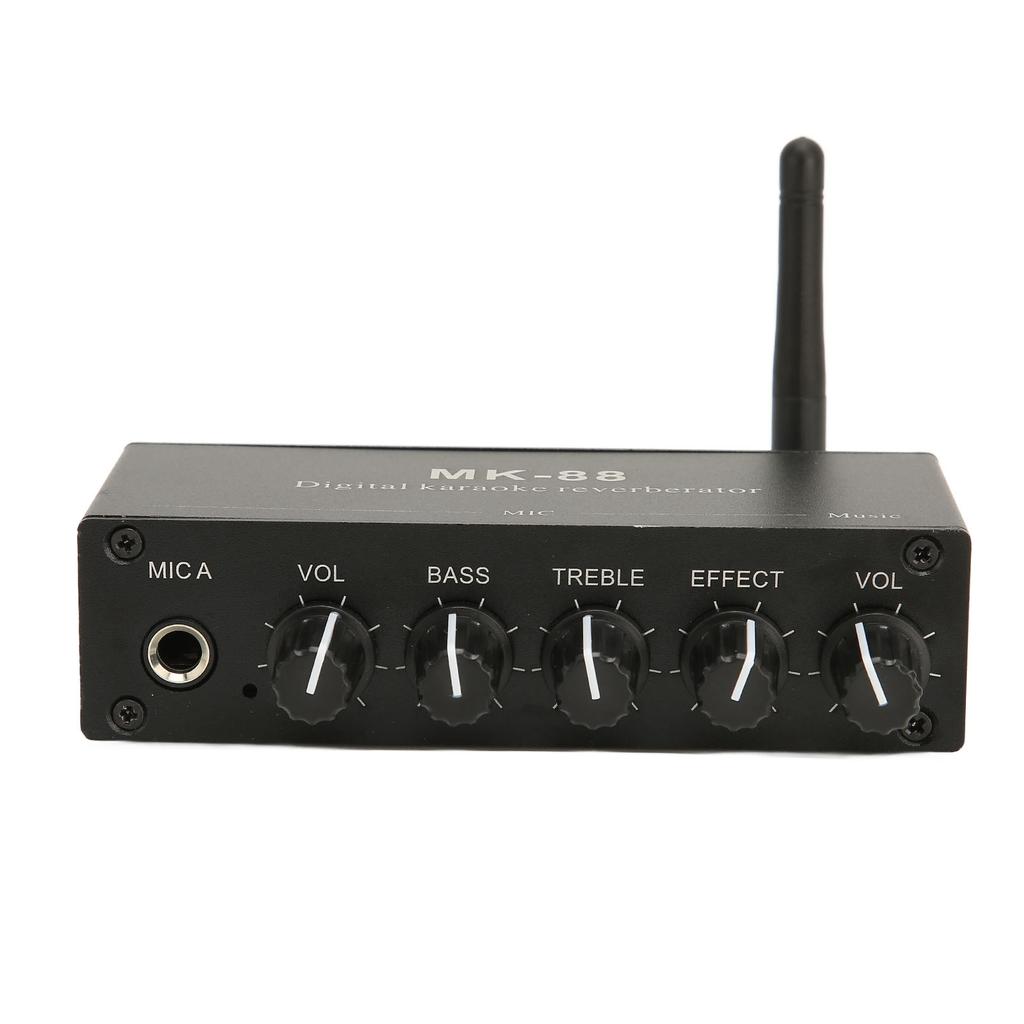 6,5 мм караоке-микшер из алюминиевого сплава с двойным микрофонным входом, портативный цифровой ревербератор для караоке для